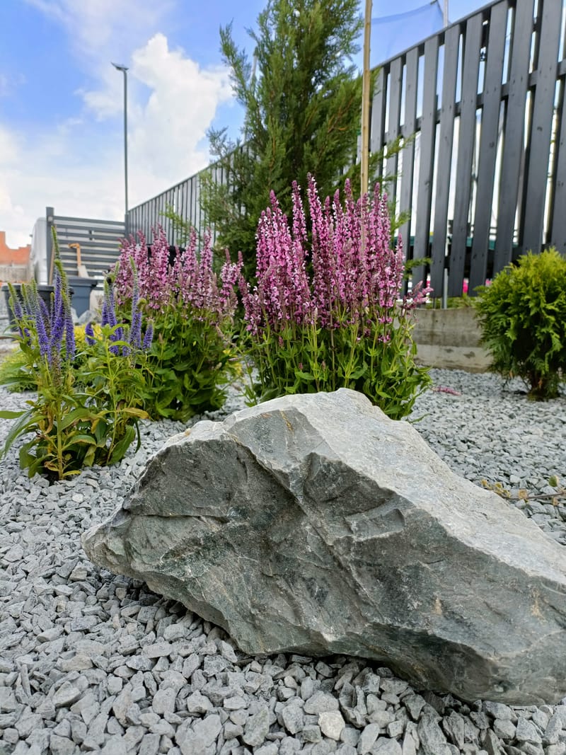 Culori și texturi, într-o grădină chic.