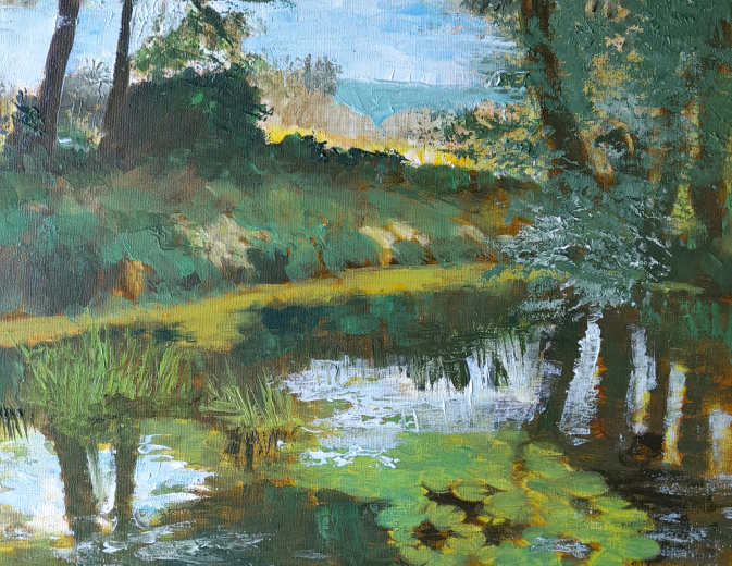 'Summer Pond' SOLD