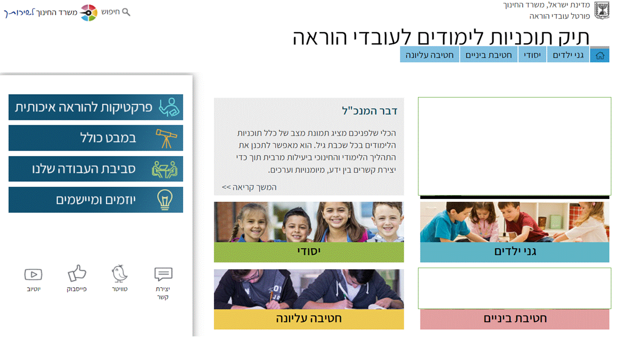 תיק תכניות לימודים
