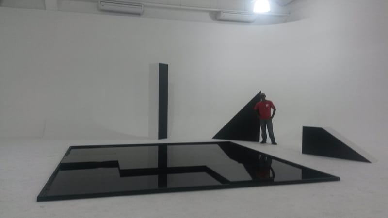 cenários montados em estúdio para foto e vídeo