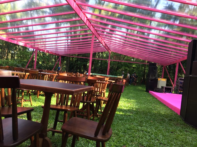 coberturas construídas em ferro sob medida