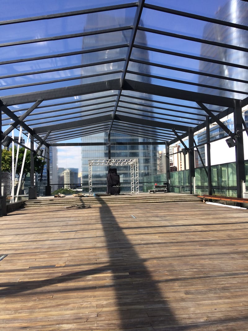 coberturas construídas em ferro sob medida