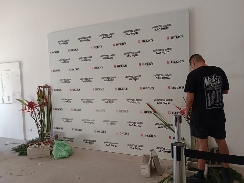 cenografia evento Jardim Beck´s