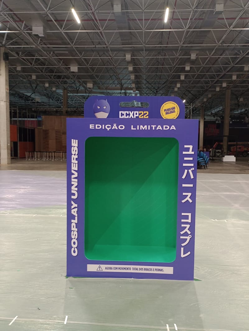Lounge Fanta e caixa Cosplay
