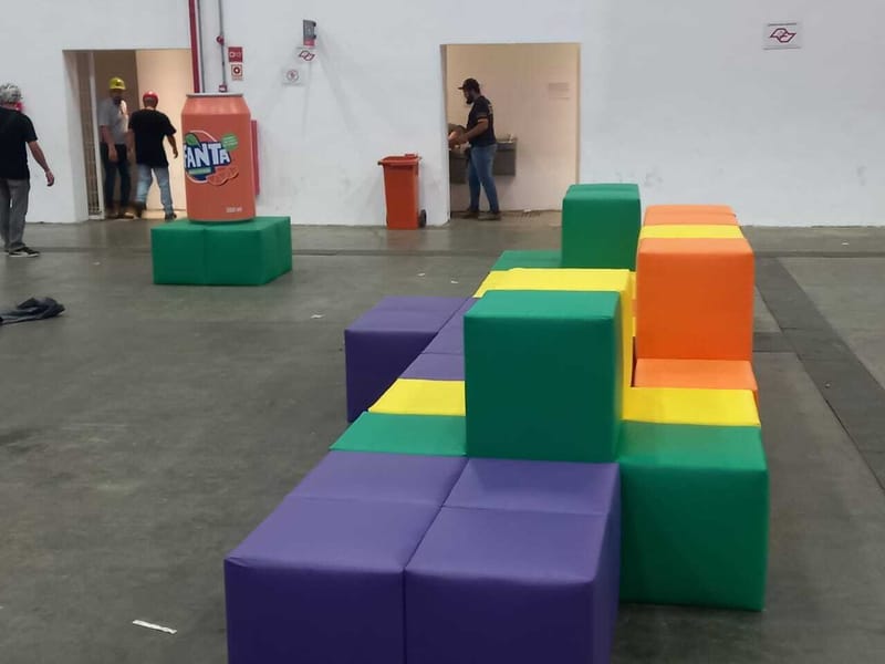 Lounge Fanta e caixa Cosplay