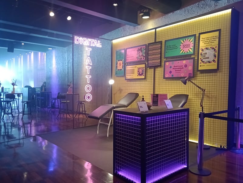 Cenografia Festa Spotify