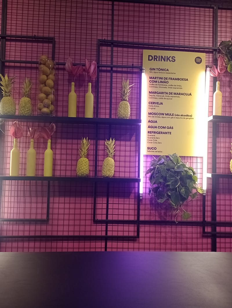 Cenografia Festa Spotify