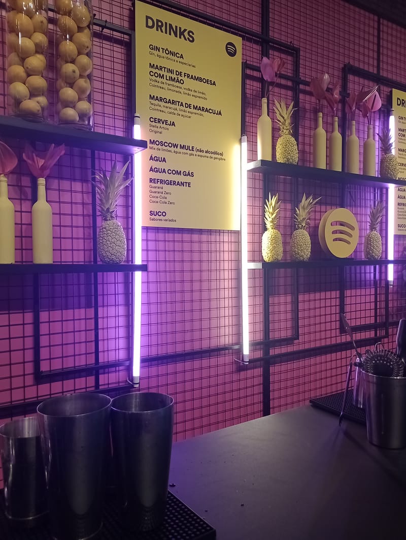 Cenografia Festa Spotify