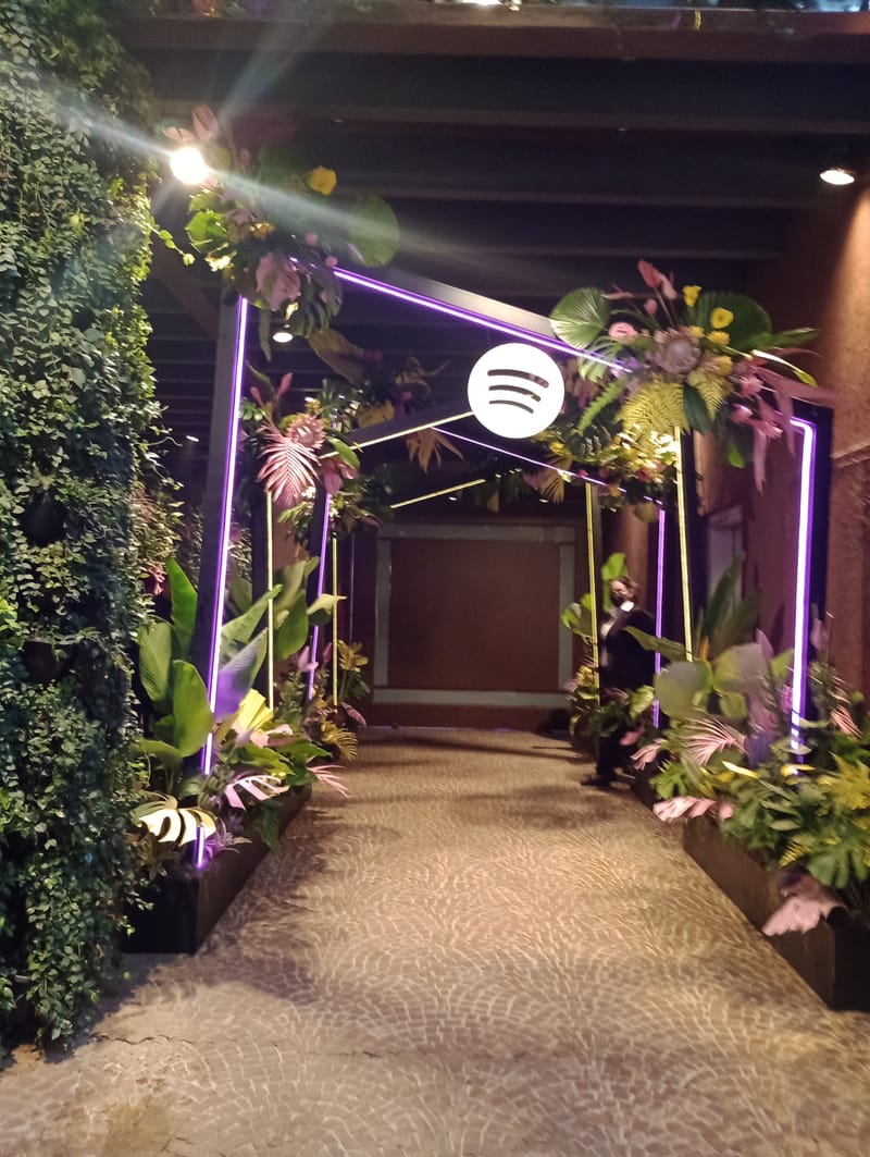 Cenografia Festa Spotify