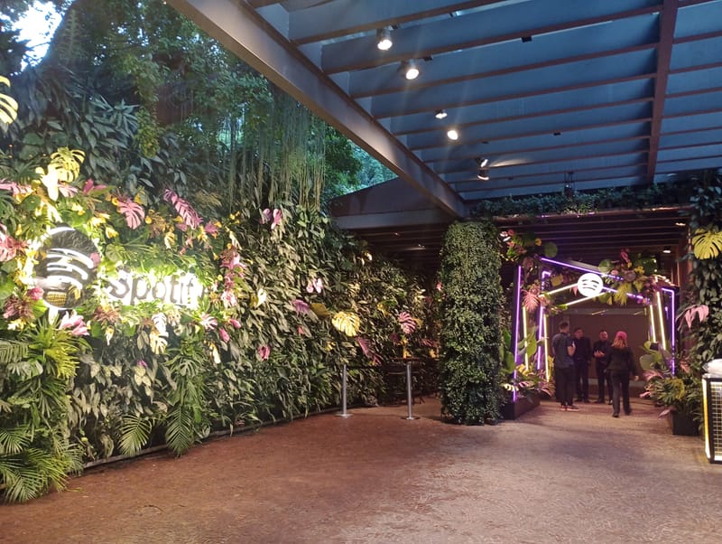 Cenografia Festa Spotify