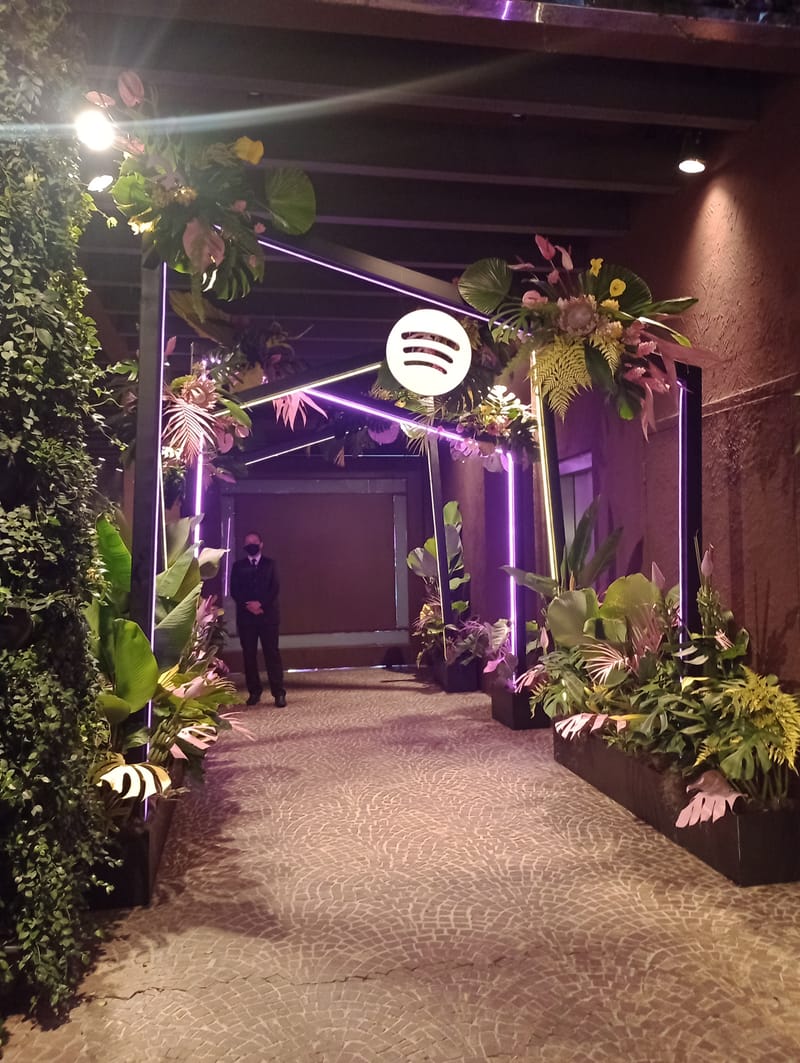 Cenografia Festa Spotify