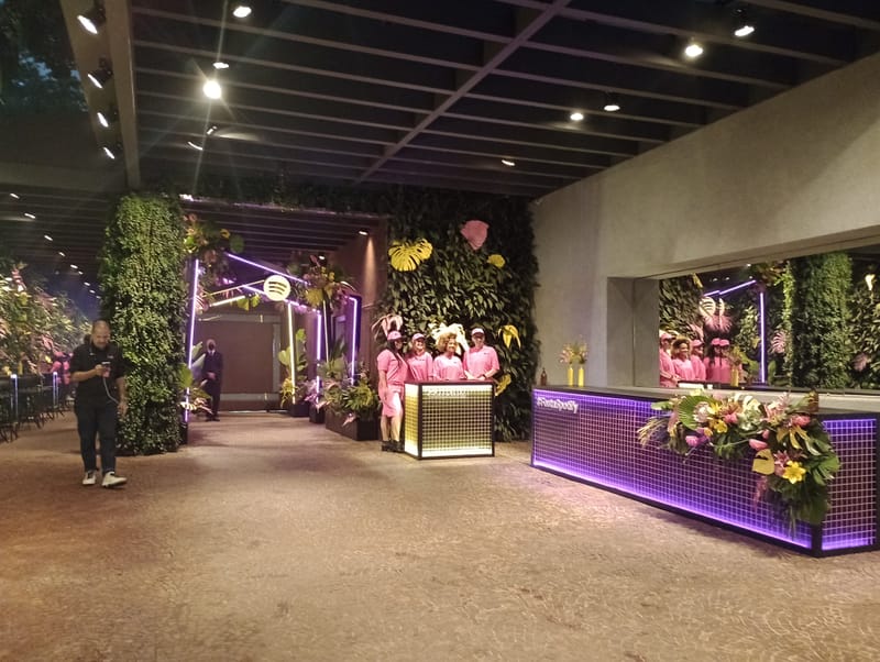 Cenografia Festa Spotify