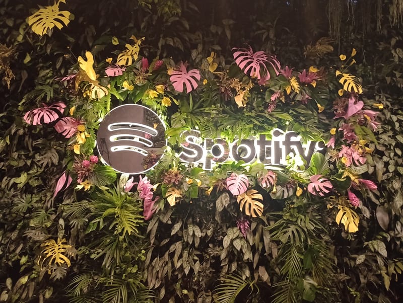 Cenografia Festa Spotify