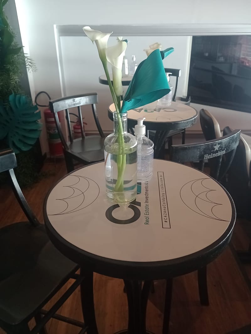 Cenografia Camarote CA2A no Show Coldplay