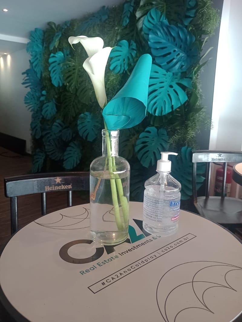 Cenografia Camarote CA2A no Show Coldplay