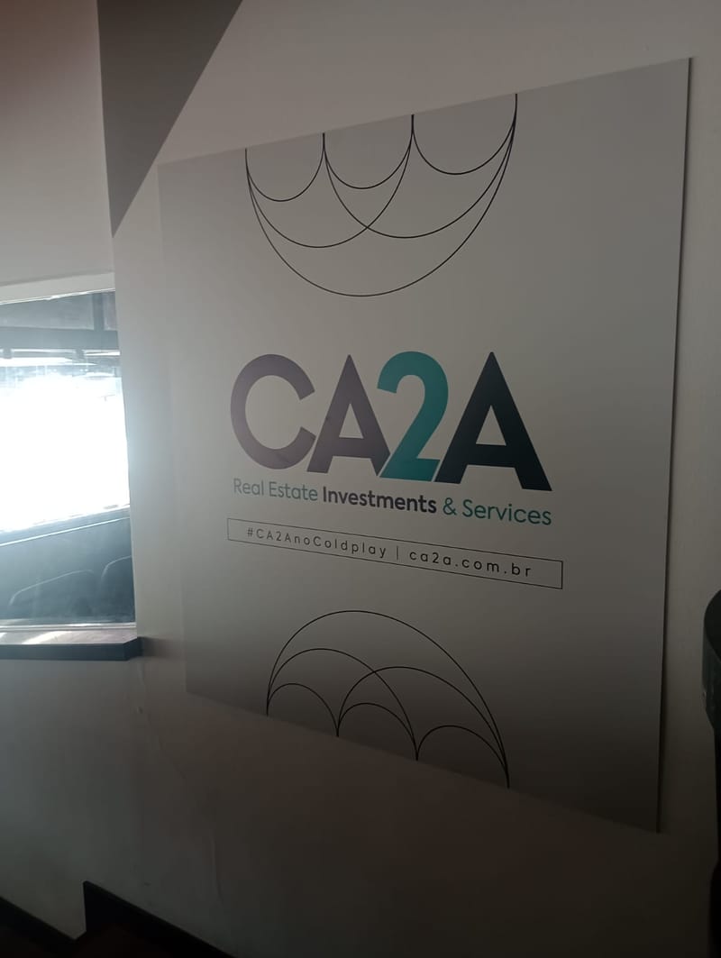 Cenografia Camarote CA2A no Show Coldplay