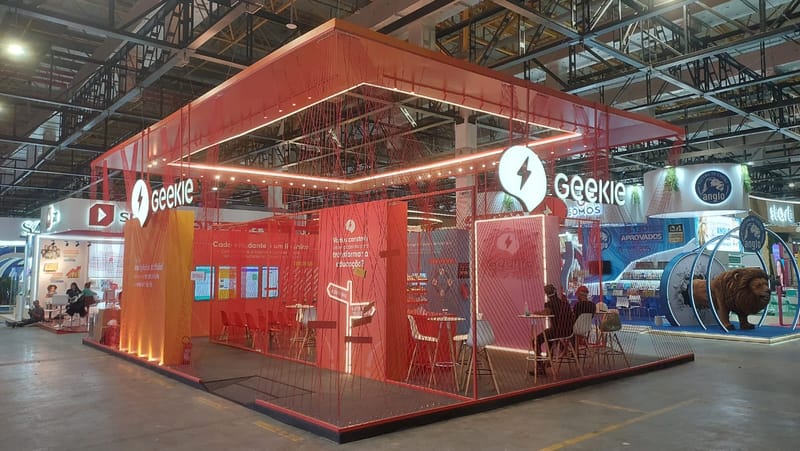 Estande Geekie - Feira Bett2024