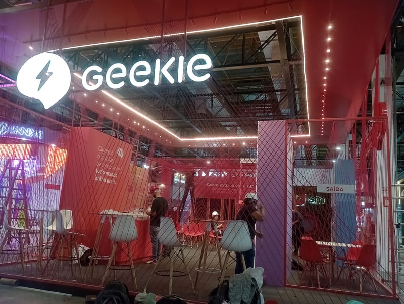 Estande Geekie - Feira Bett2024