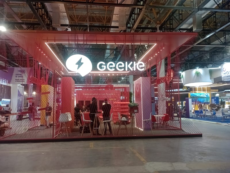 Estande Geekie - Feira Bett2024