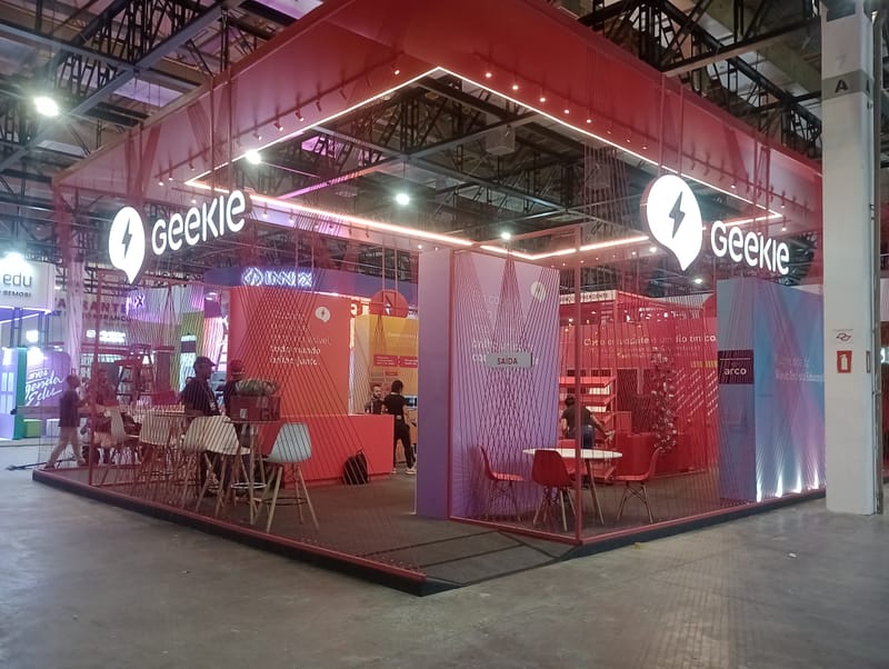 Estande Geekie - Feira Bett2024