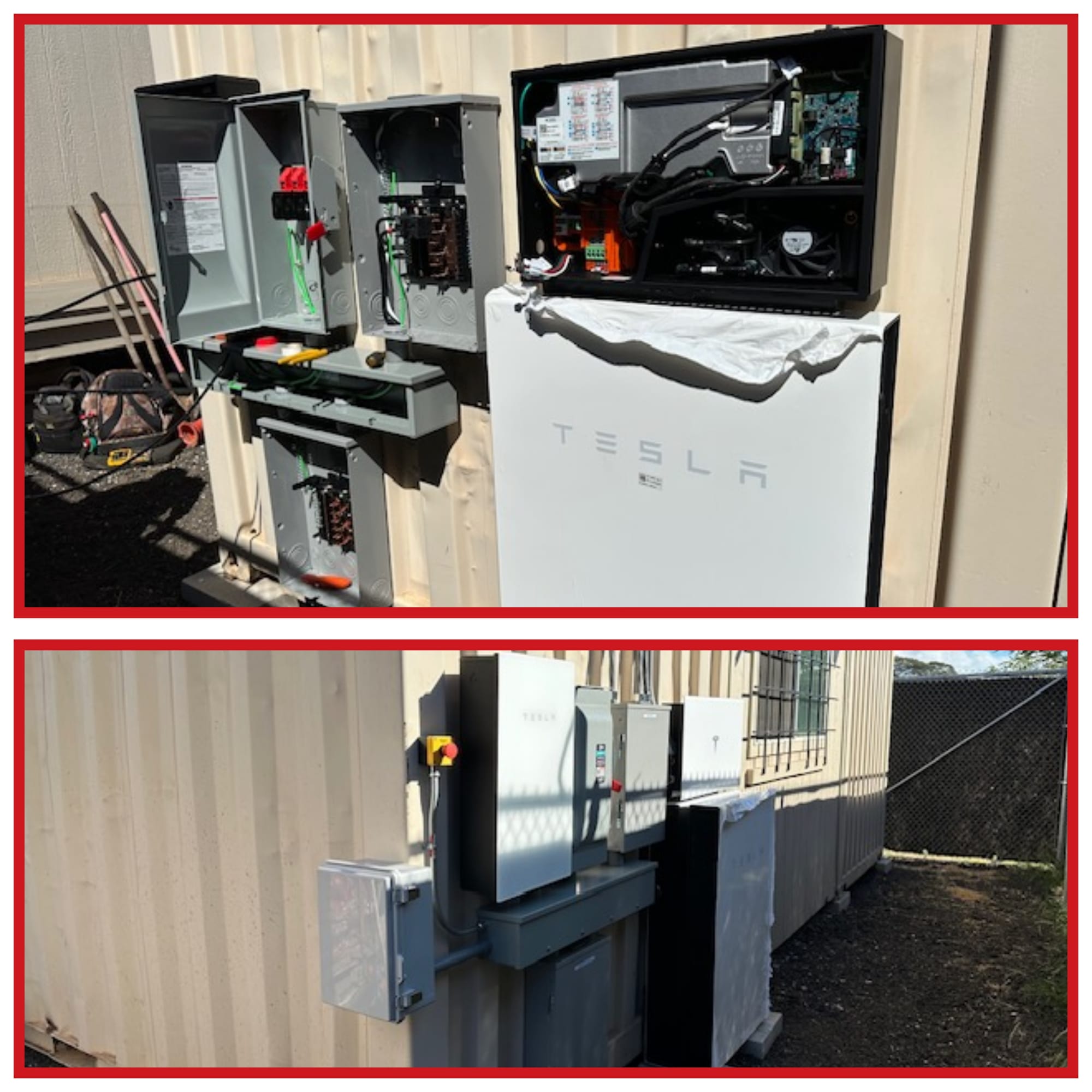 PV and Tesla Battery Install