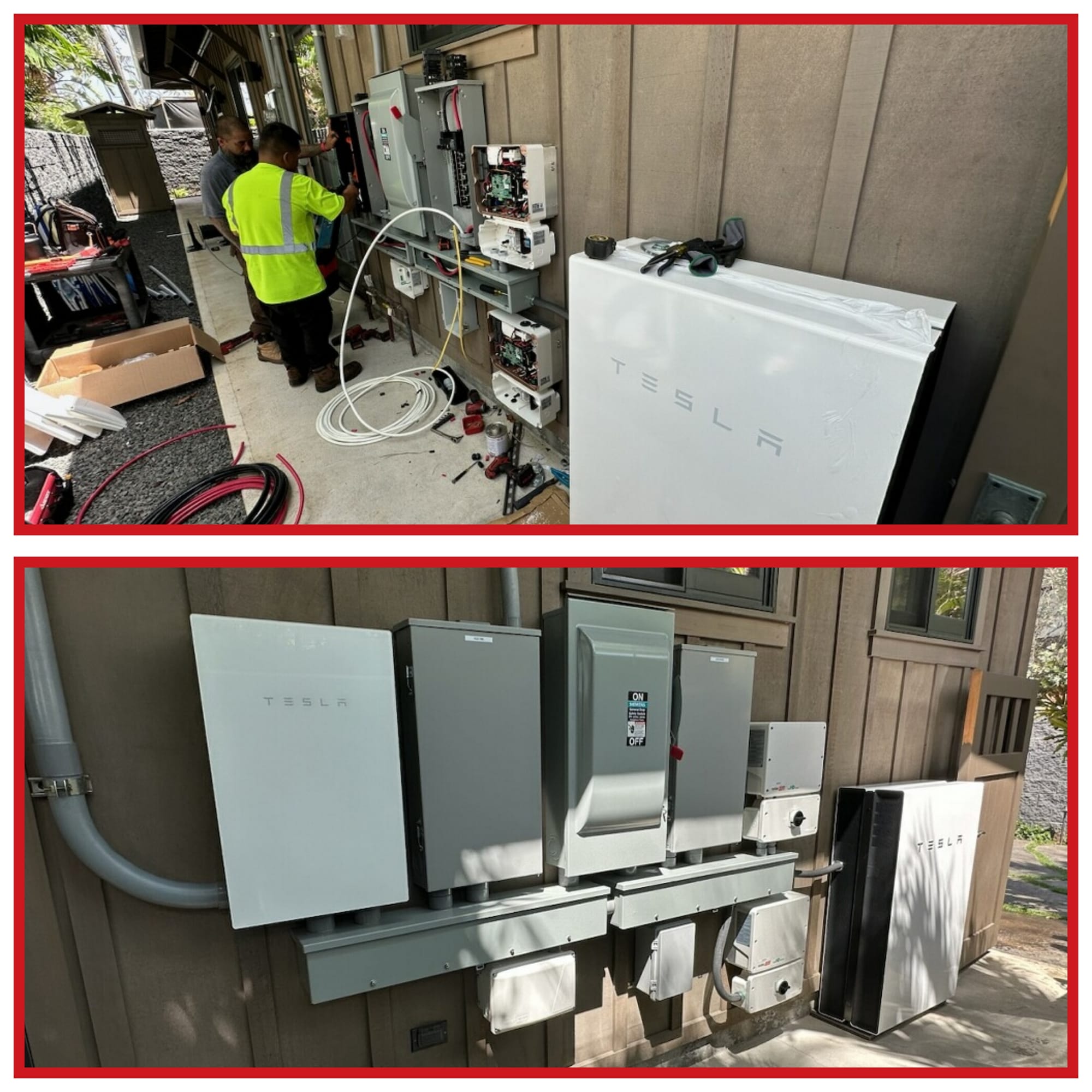 PV and Tesla Battery Install