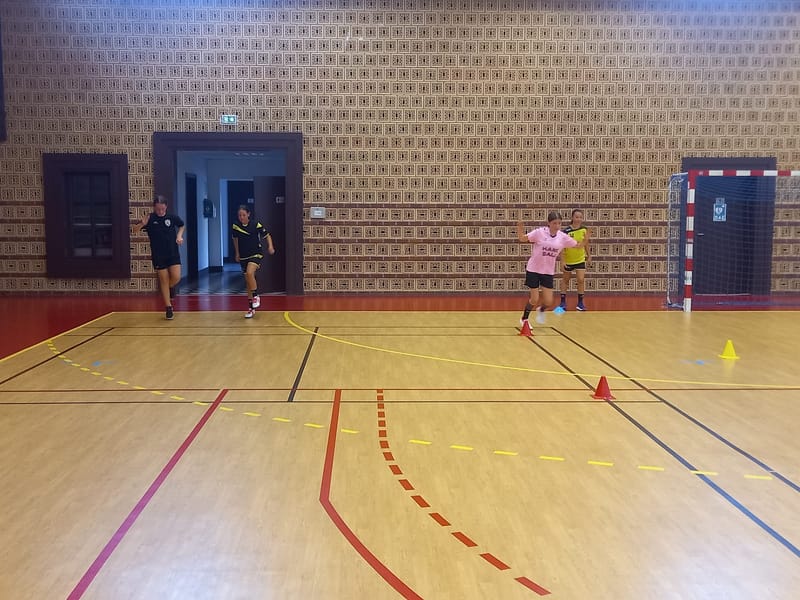 Les U13 Filles ont repris l'entraînement. Championnes les filles !!!