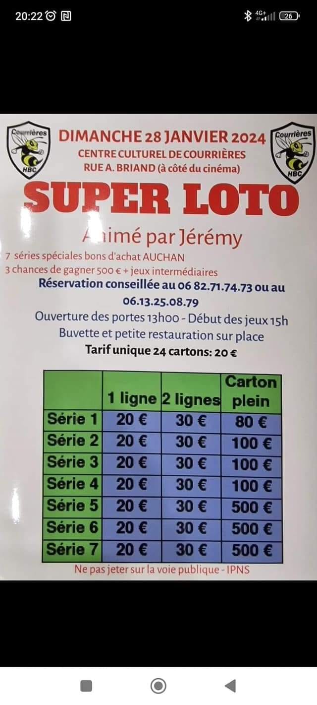 Grand loto de la nouvelle année !!!