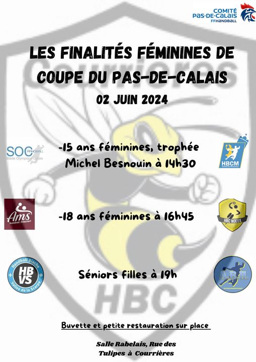 Finalités féminines Coupe du Pas de Calais 2024