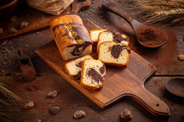 Chocolate Marble Bread Loaf (L)