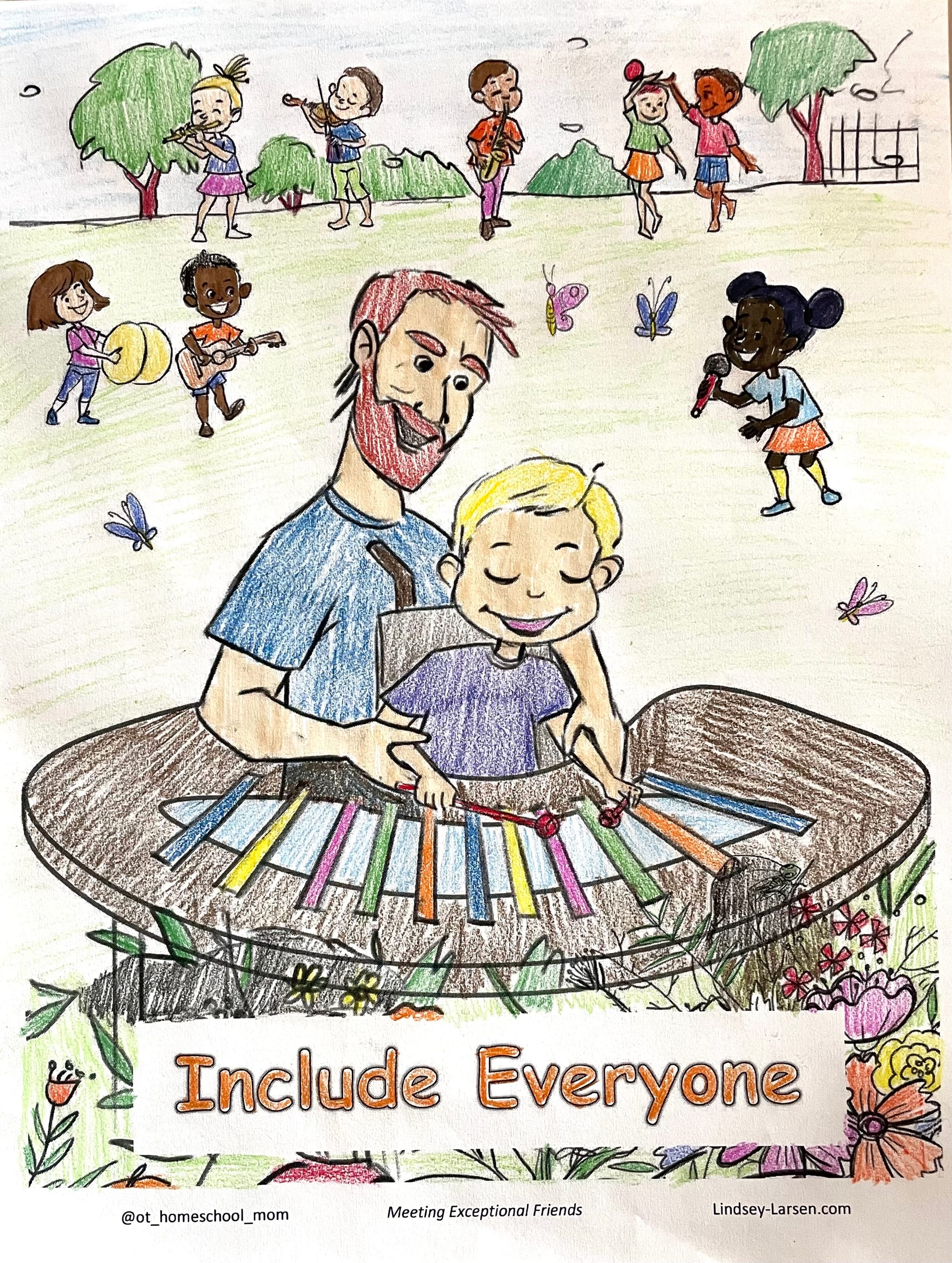 Inclusive Coloring Pages