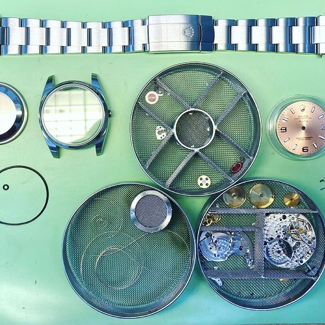 Rolex Airking Before and After