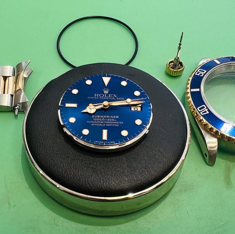 Rolex Submariner 16613 restoration