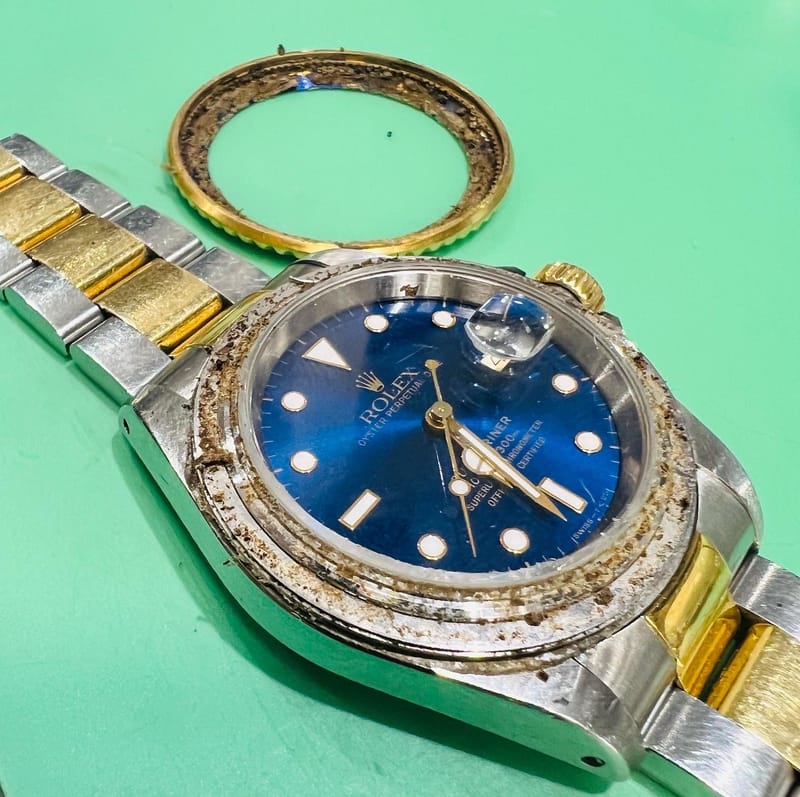 Rolex Submariner 16613 restoration