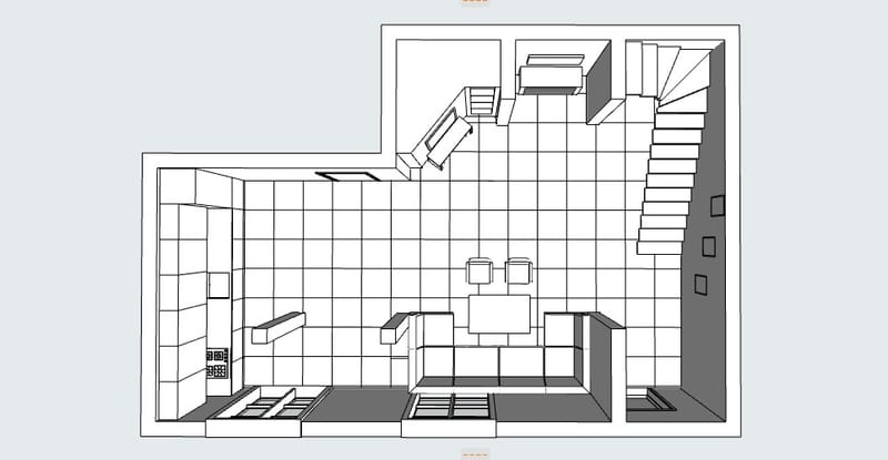 Living room & Kitchen | Вітальня & Кухня