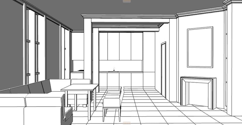 Living room & Kitchen | Вітальня & Кухня