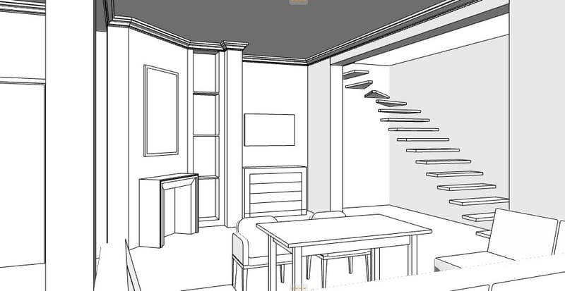 Living room & Kitchen | Вітальня & Кухня