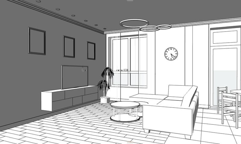 Living room & Kitchen | Вітальня & Кухня