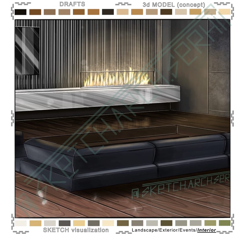 Living-room #3 | Вітальня #3