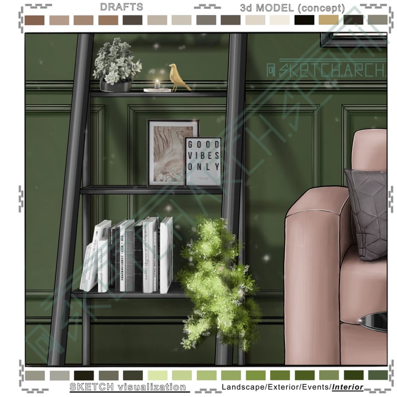 Living-room #4 | Вітальня #4