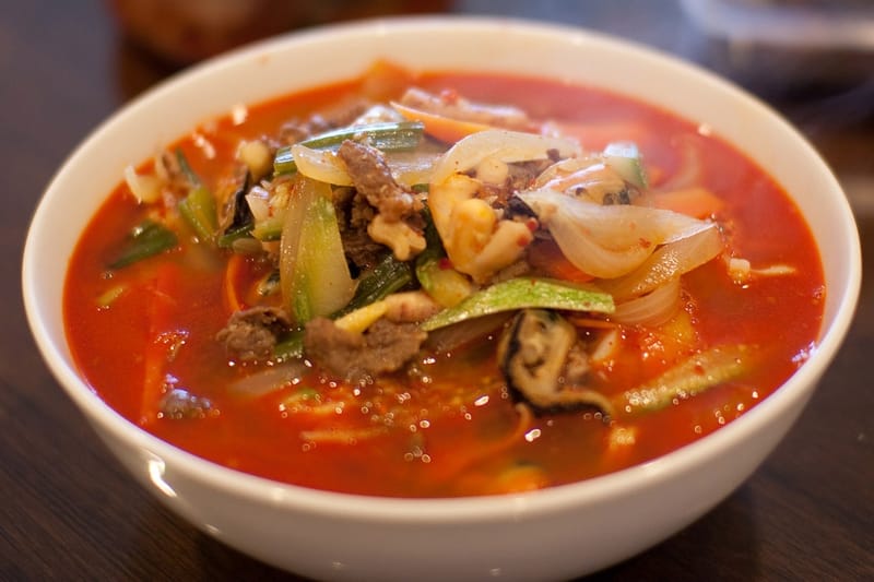 Spicy Seafood Noodle Soup