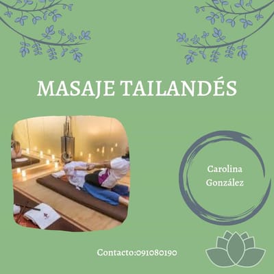 MASAJE TAILANDÉS // contacto: 091 080 190 MASAJE TAILANDÉS // contacto: 091 080 190