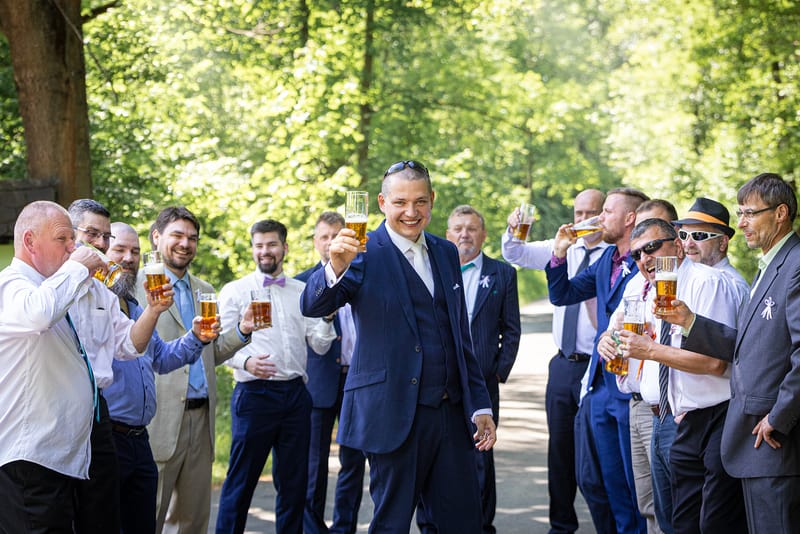 Focení svatebního dne