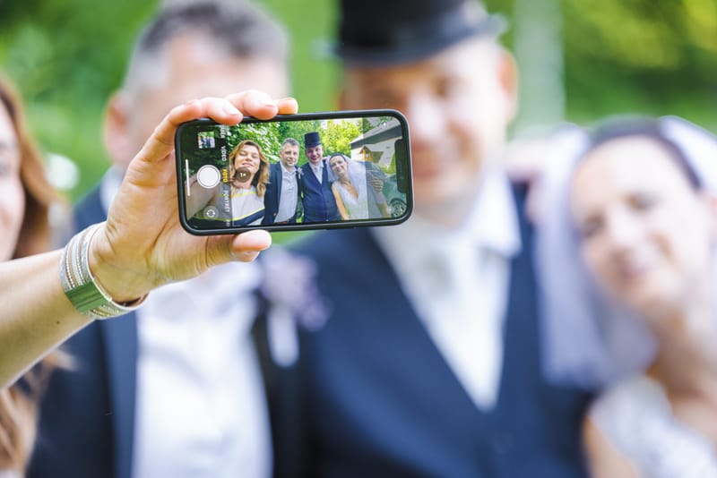 Focení svatebního dne