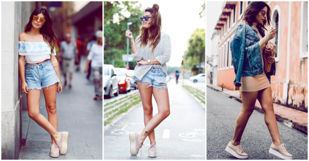 Outfits con short de jeans verano 2024