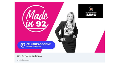 RENOUVEAU IMMO a été sélectionné en demi-finale de MADE IN 92 !