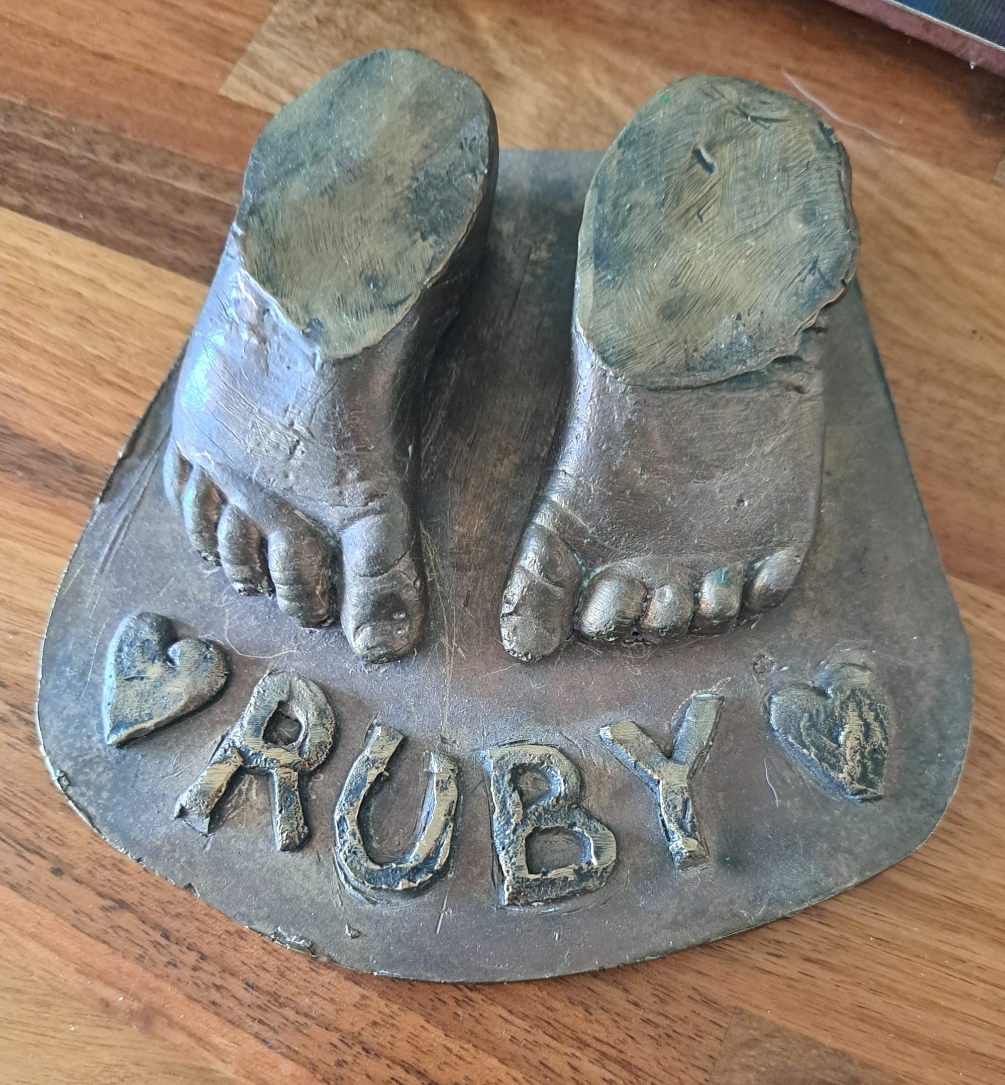 Ruby's feet