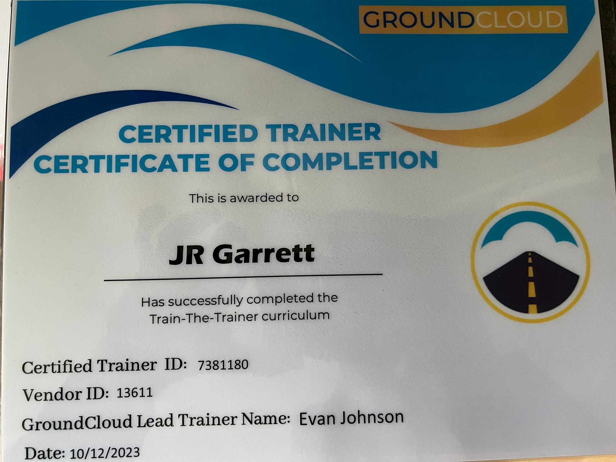 GROUND CLOUD / CT - TTT Certification
