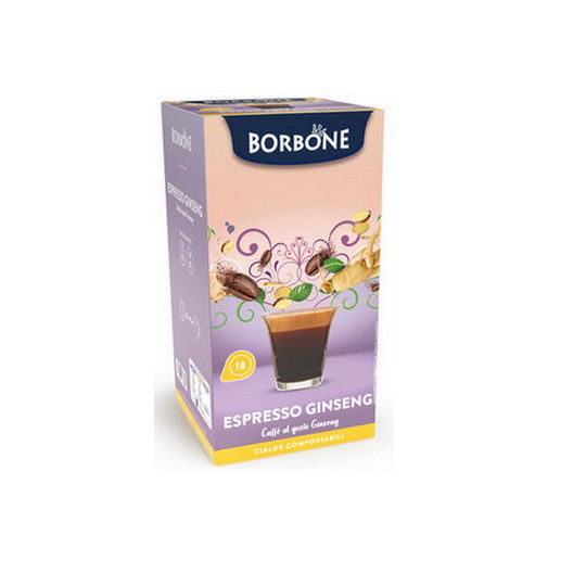 18 DOSETTES DE CAFÉ BORBONE AU GINSENG