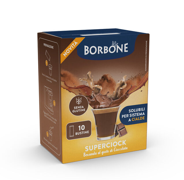 10 STICK PRÉPARATION INSTANTANÉE  BOISSON SAVEUR CHOCOLAT « SUPERCIOCK »